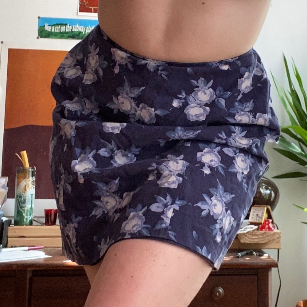 cotton floral skirt!